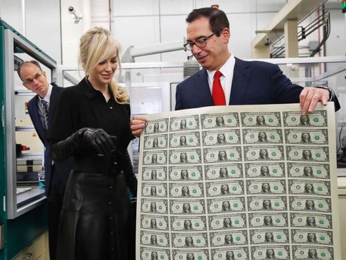 Steve Mnuchin babysitting the Treasury