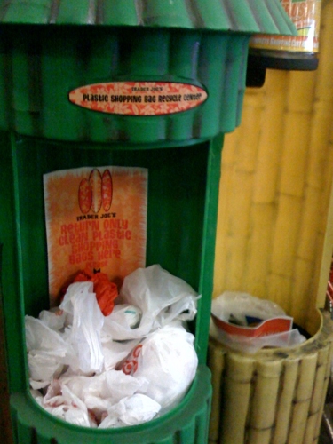 Go-go Trader Joe! - recycling plastic bags